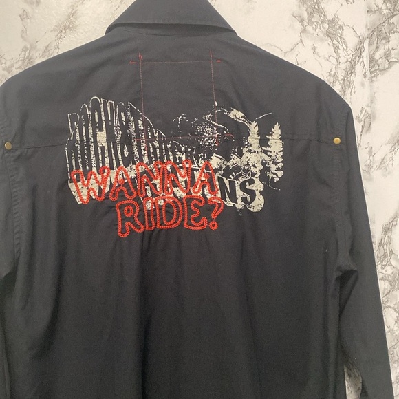 V.Jeans Men’s Black Shirt Size M - Picture 7 of 11